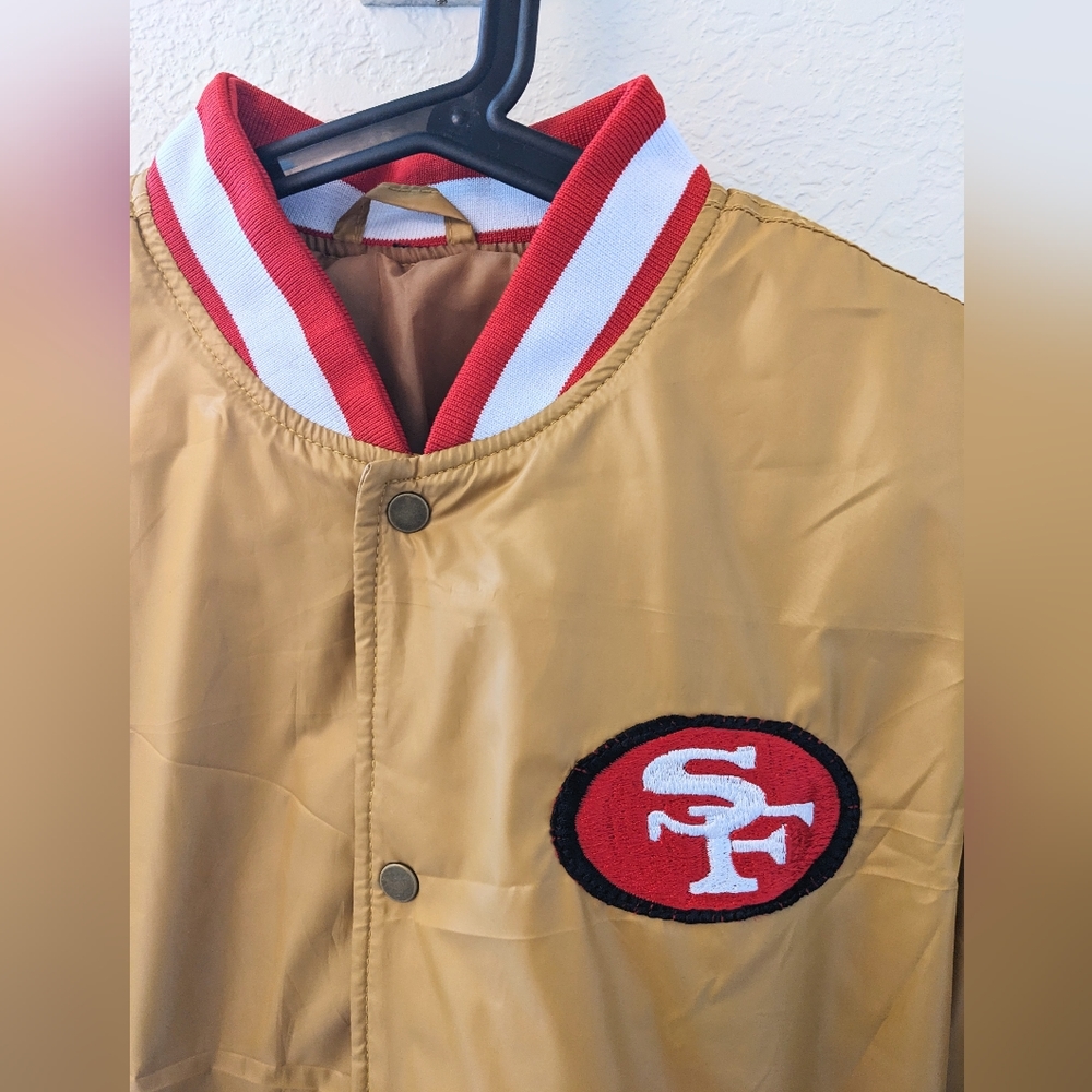 Gold 49ers Vintage-Style Jacket